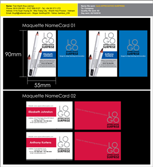 Business Card Design by dutudang for Appreciative Surprise | Design #112562
