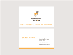 Business Card Design by Thomann Design for Appreciative Surprise | Design: #119017