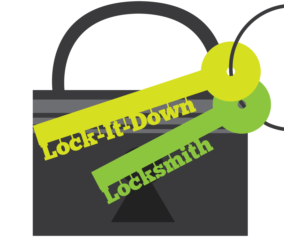 Logo Design by fighter21z for Lock-It-Down Locksmith, LLC | Design #3692265