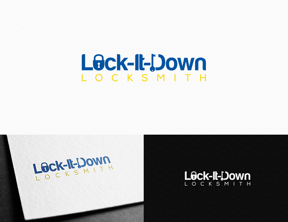 Diseño de Logo por creativecorner para Lock-It-Down Locksmith, LLC | Diseño #3720164