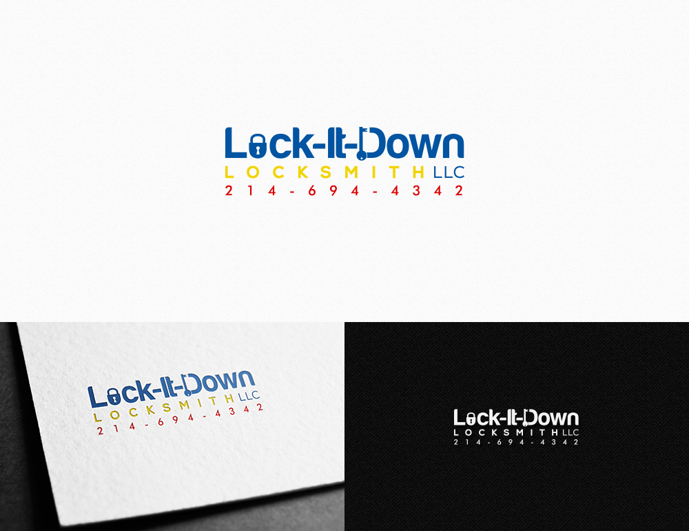 Logo Design by creativecorner for Lock-It-Down Locksmith, LLC | Design #3755745