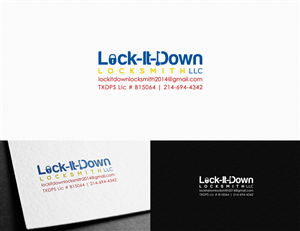 Logo Design by creativecorner for Lock-It-Down Locksmith, LLC | Design: #3771359