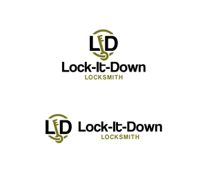 Logo Design by MOH Studio for Lock-It-Down Locksmith, LLC | Design: #3694053