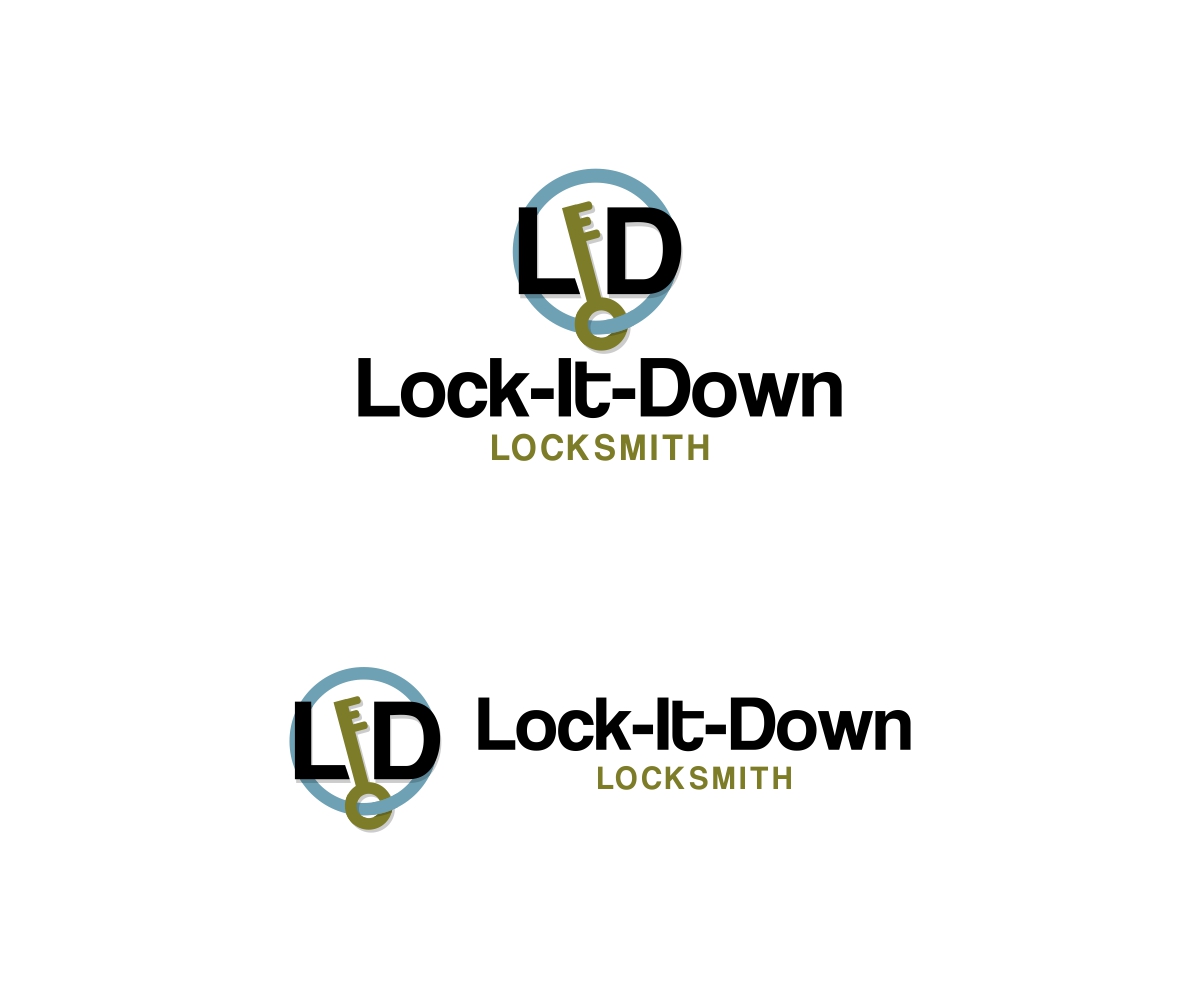 Logo Design by MOH Studio for Lock-It-Down Locksmith, LLC | Design #3708425