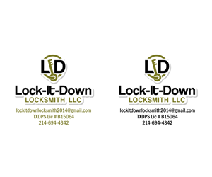 Logo Design by MOH Studio for Lock-It-Down Locksmith, LLC | Design: #3773450