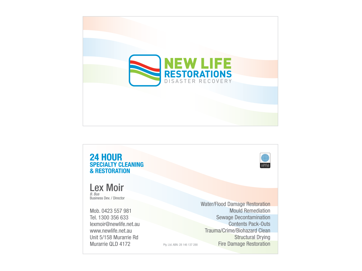 Business Card Design by bluejet for this project | Design #980353