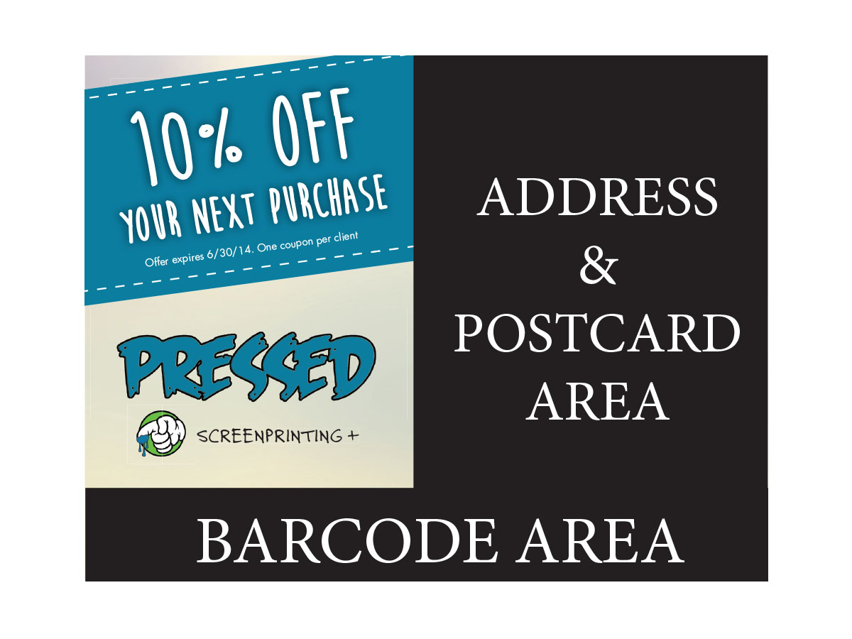 Postkarten-Design von WittyDogDesignsLLC für Pressed Print Shop | Design #3696268
