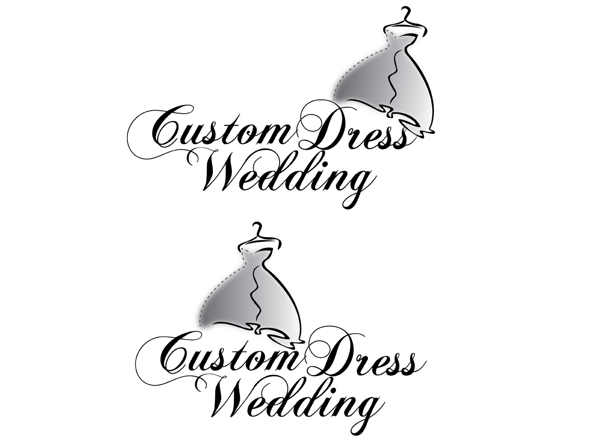 Logo Design by Filip M for Custom Wedding Dress | Design #3751946