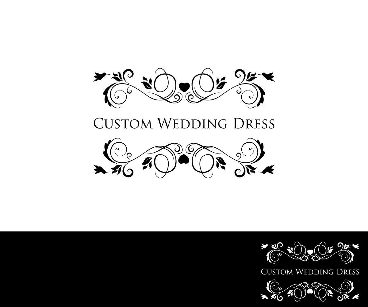 Logo Design by Carla T. for Custom Wedding Dress | Design #3708218