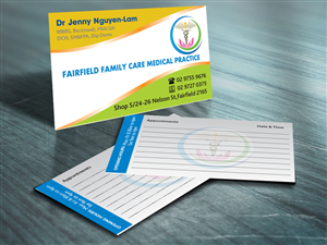 Business Card Design by cn graphic for Fairfield Family Care medical practice | Design: #3705443