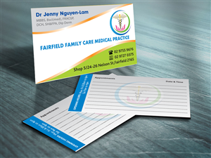 Business Card Design by cn graphic for Fairfield Family Care medical practice | Design: #3705445