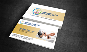 Visitenkarten-Design von letsgoguru für Fairfield Family Care medical practice | Design: #3707069