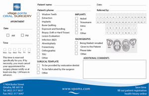 Design de Papeterie par UsBeingUs.com - Debs pour Village Pointe Oral Surgery | Design : #121589