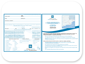 Oral Surgery Office Referral Form and Stationary designs. | Stationery Design by Bri Williams-Powell