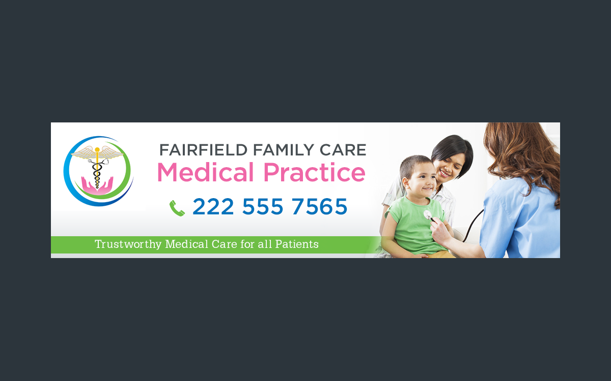 Diseño de Señalética por yadunath para Fairfield Family Care medical practice | Diseño #3731992