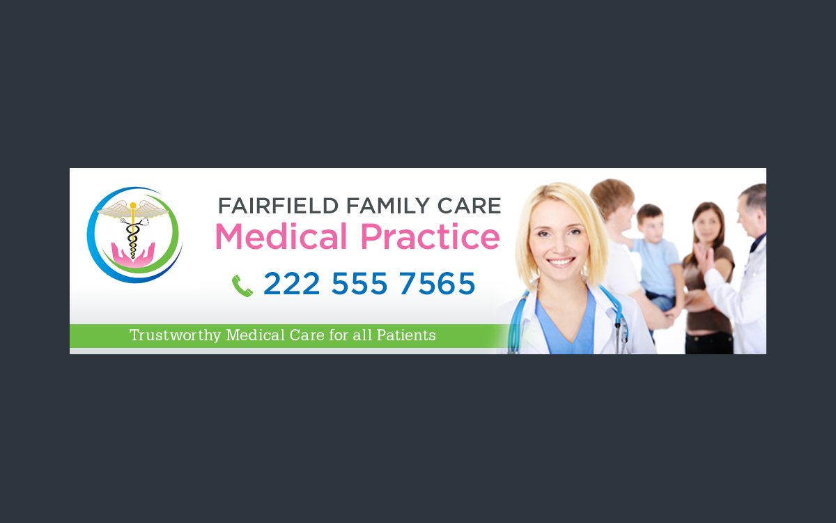 Signage Design by yadunath for Fairfield Family Care medical practice | Design #3732206