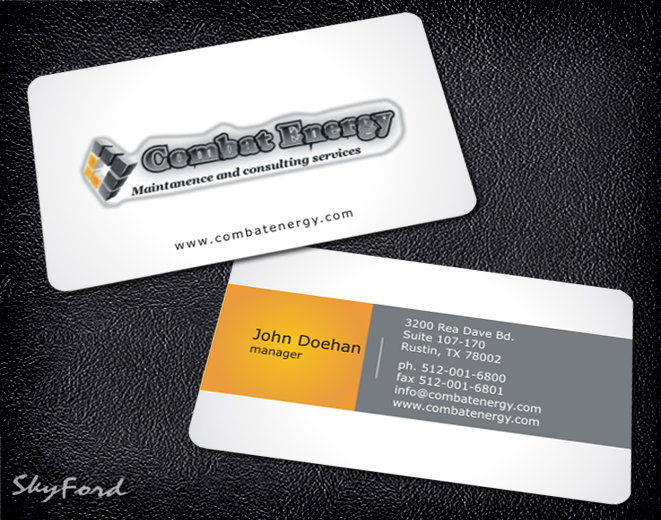 Business Card Design by SKYdesign for this project | Design #984486