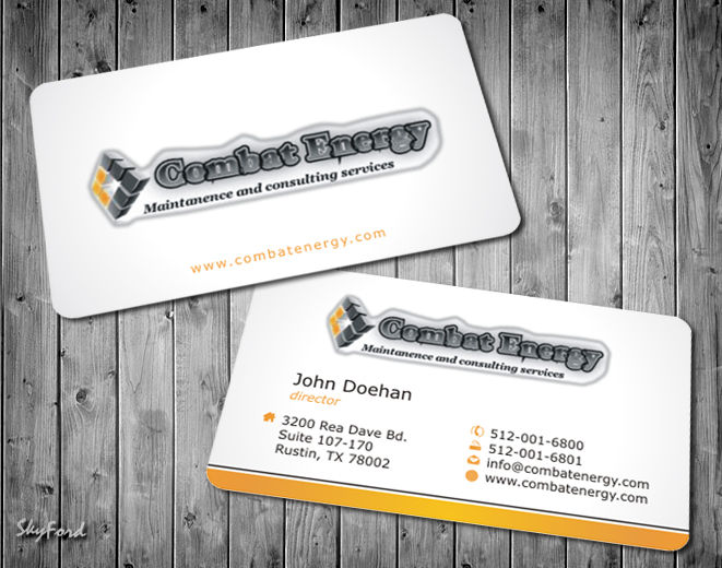 Business Card Design by SKYdesign for this project | Design #984501