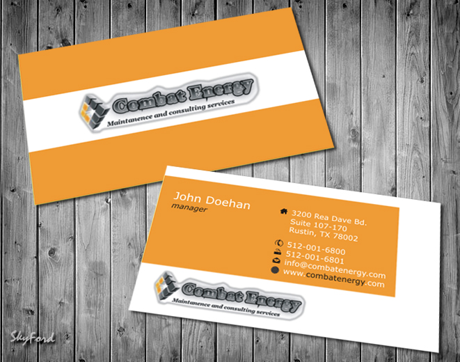 Business Card Design by SKYdesign for this project | Design #984513