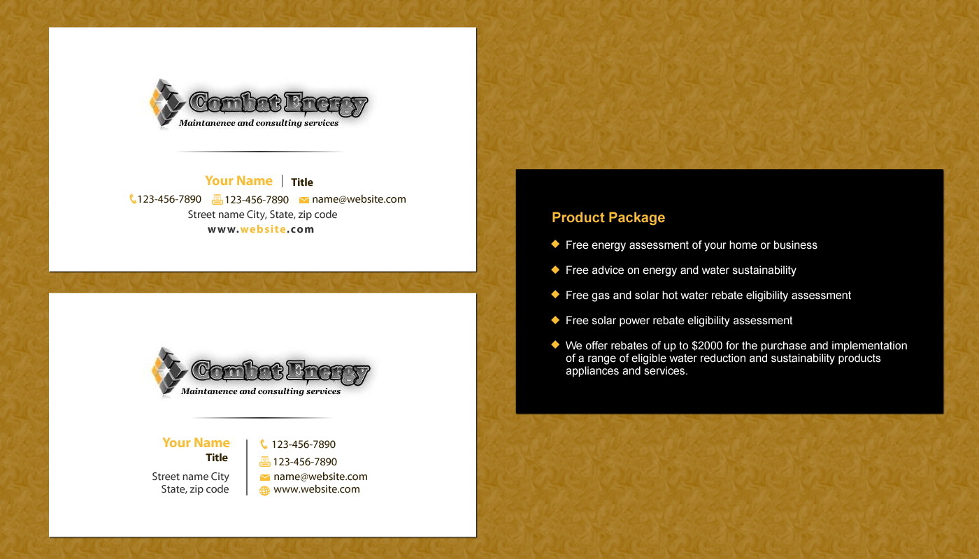 Business Card Design by Sbss for this project | Design #997319