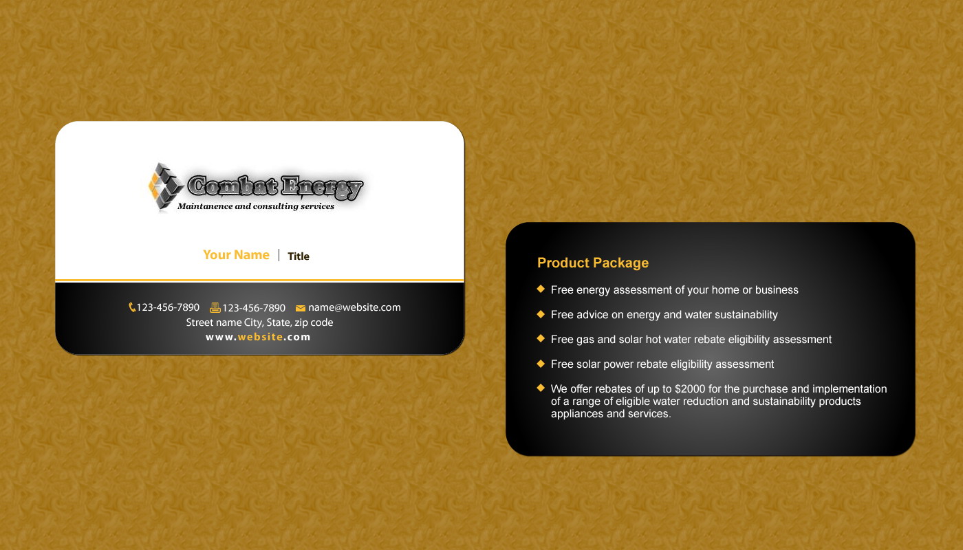 Business Card Design by Sbss for this project | Design #997321