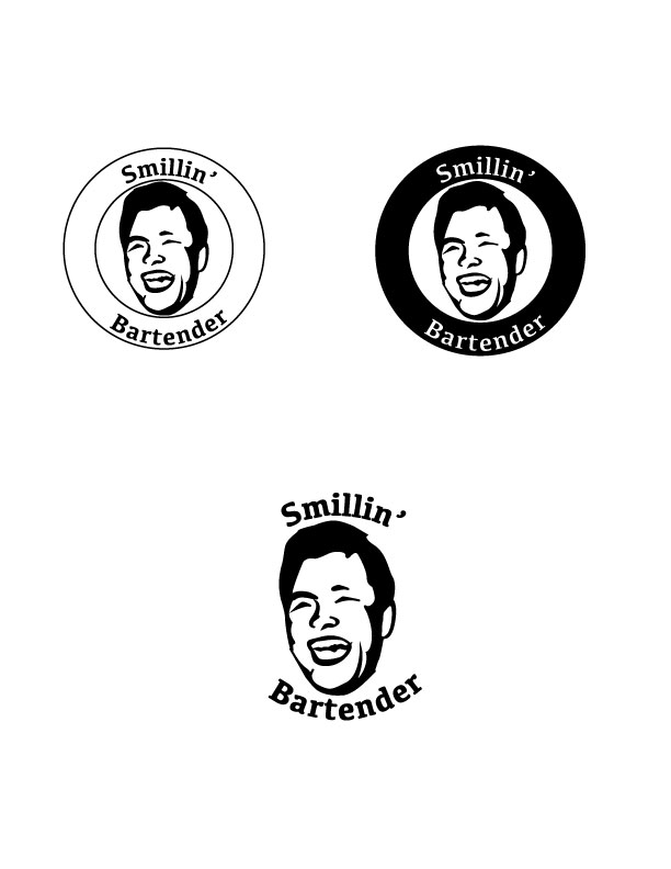 Logo Design by jason.d.wilde for Smilin' Bartender | Design #3710777