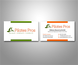 Business Card Design by ZETA for Pilates Pros | Design: #3704687