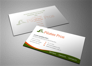 Design de Carte de Visite par Eggo May P pour Pilates Pros | Design : #3690213