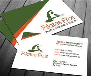Design de Carte de Visite par Sarah Haroon pour Pilates Pros | Design : #3689394