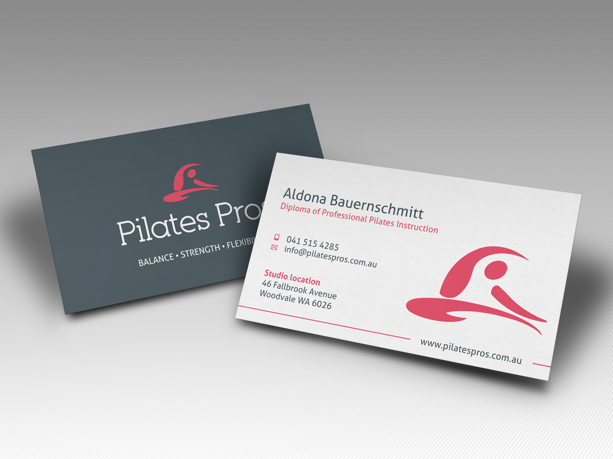 Design de Carte de Visite par HYPdesign pour Pilates Pros | Design #3720197