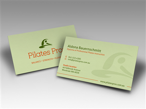 Business Card Design by HYPdesign for Pilates Pros | Design: #3720202