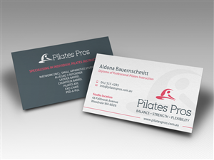 Business Card Design by HYPdesign for Pilates Pros | Design: #3720289