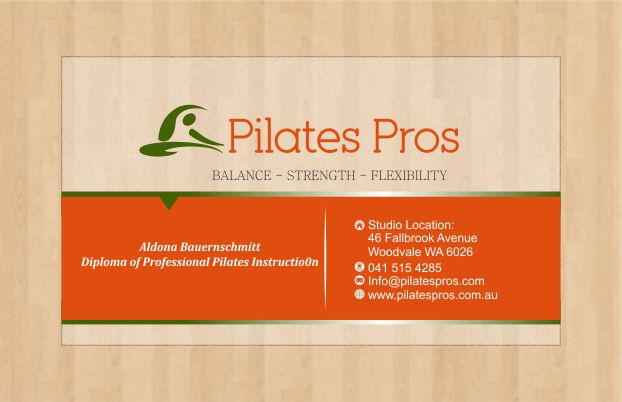 Business Card Design by Imagination for Pilates Pros | Design #3693271