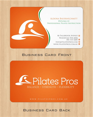 Design de Carte de Visite par Imagination pour Pilates Pros | Design : #3693850