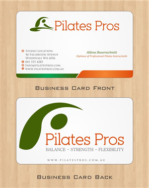 Design de Carte de Visite par Imagination pour Pilates Pros | Design : #3693935