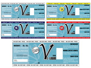 v eLiquid Label | Diseño de Etiqueta por anod