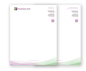 Letterhead Design by see why for Precision Arts Dental Associates | Design: #3766452