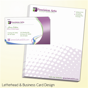 Letterhead Design by Professor P for Precision Arts Dental Associates | Design: #3727232