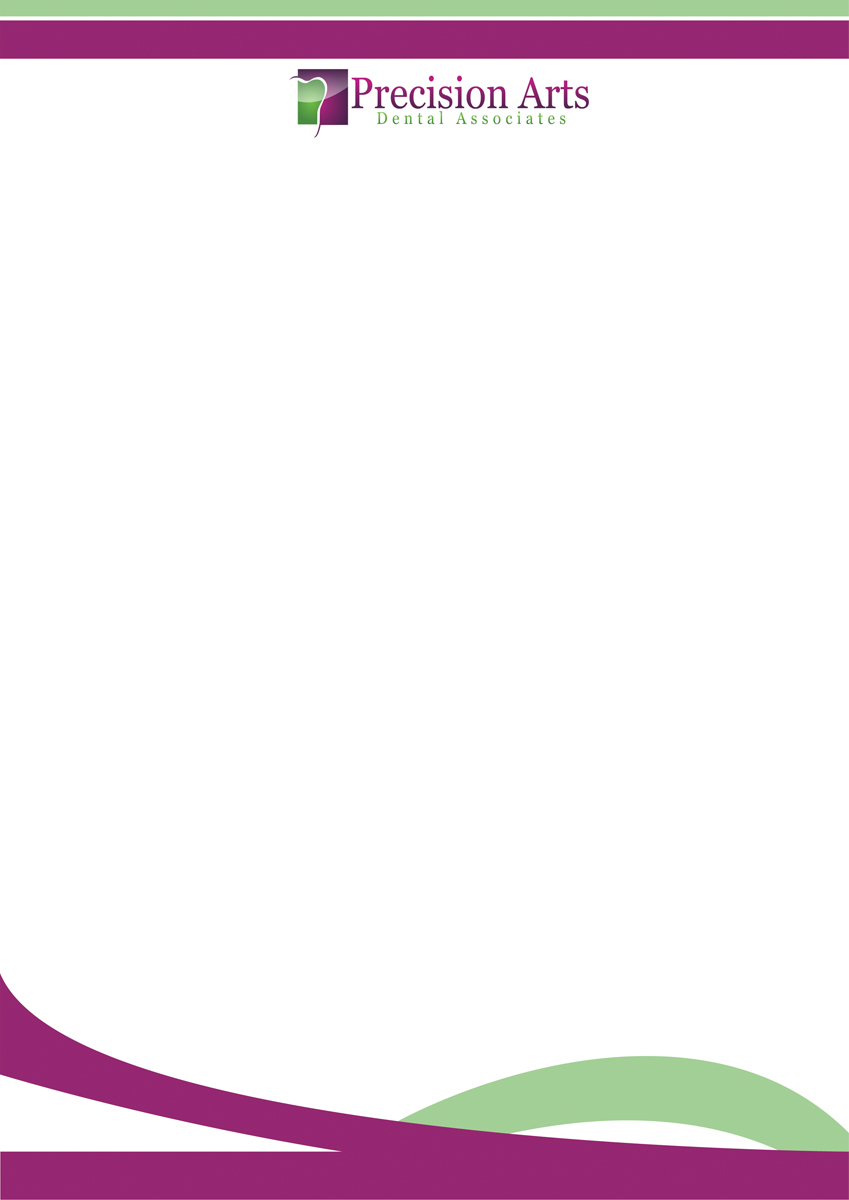 Letterhead Design by abhijeet nayer for Precision Arts Dental Associates | Design #3696838