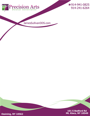 Letterhead Design by abhijeet nayer for Precision Arts Dental Associates | Design: #3728282