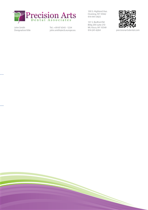Letterhead Design by FCJ_GRAPHICS for Precision Arts Dental Associates | Design: #3744162