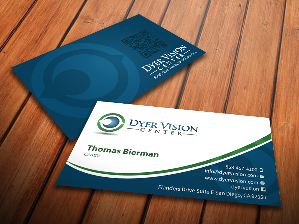 Diseño de Tarjeta de Presentación por MediaProductionArt para Dyer Vision Center | Diseño: #3731710