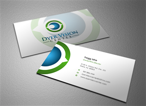 Business Card Design by Eggo May P for Dyer Vision Center | Design: #3692627
