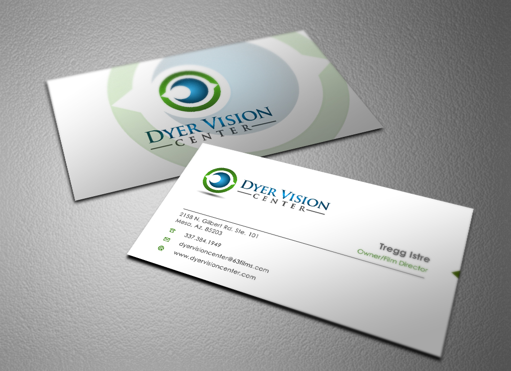 Design de Carte de Visite par Eggo May P pour Dyer Vision Center | Design #3692637