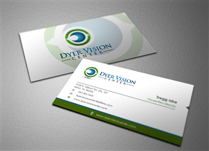 Business Card Design by Eggo May P for Dyer Vision Center | Design: #3692639