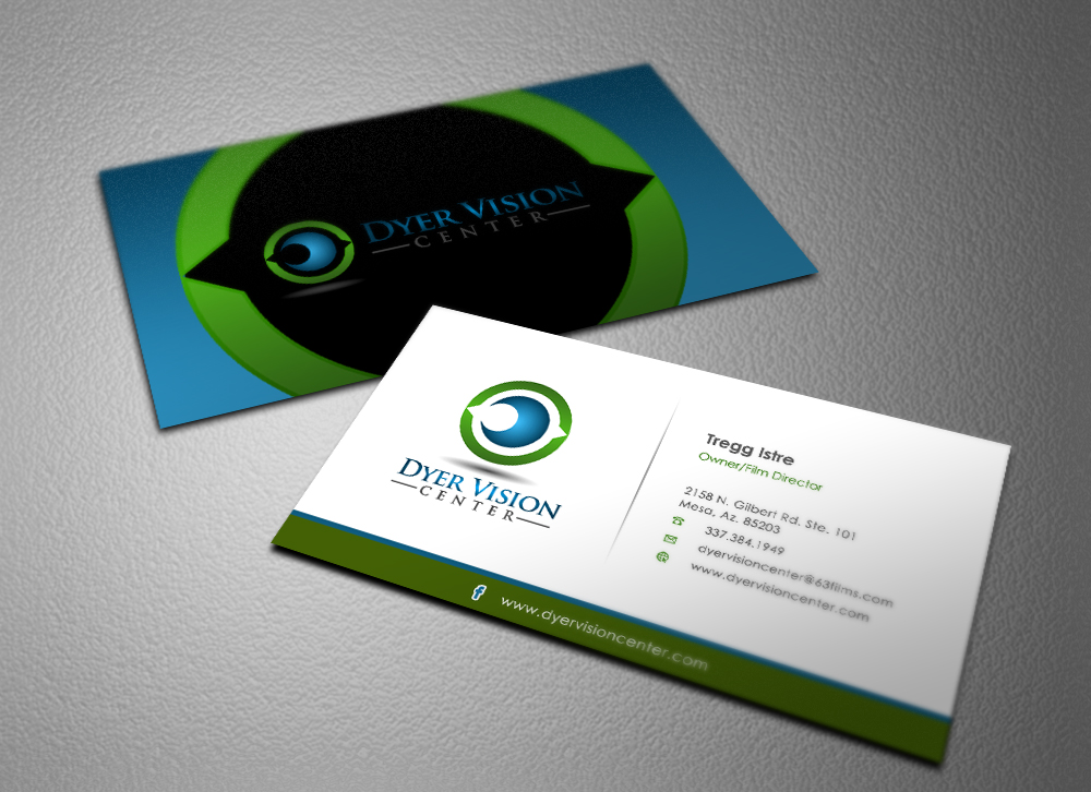 Business Card Design by Eggo May P for Dyer Vision Center | Design #3692647