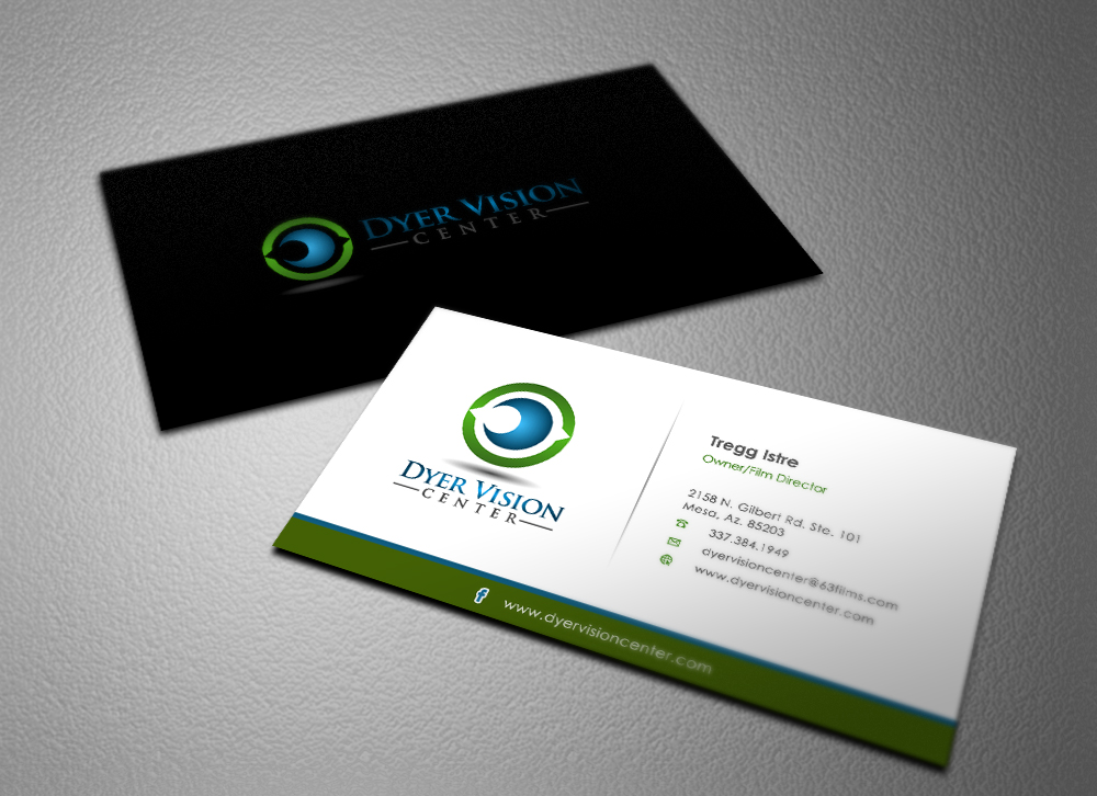 Business Card Design by Eggo May P for Dyer Vision Center | Design #3692656