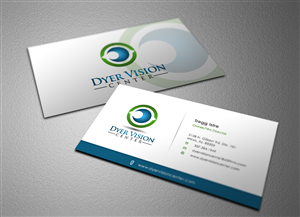 Business Card Design by Eggo May P for Dyer Vision Center | Design: #3710512