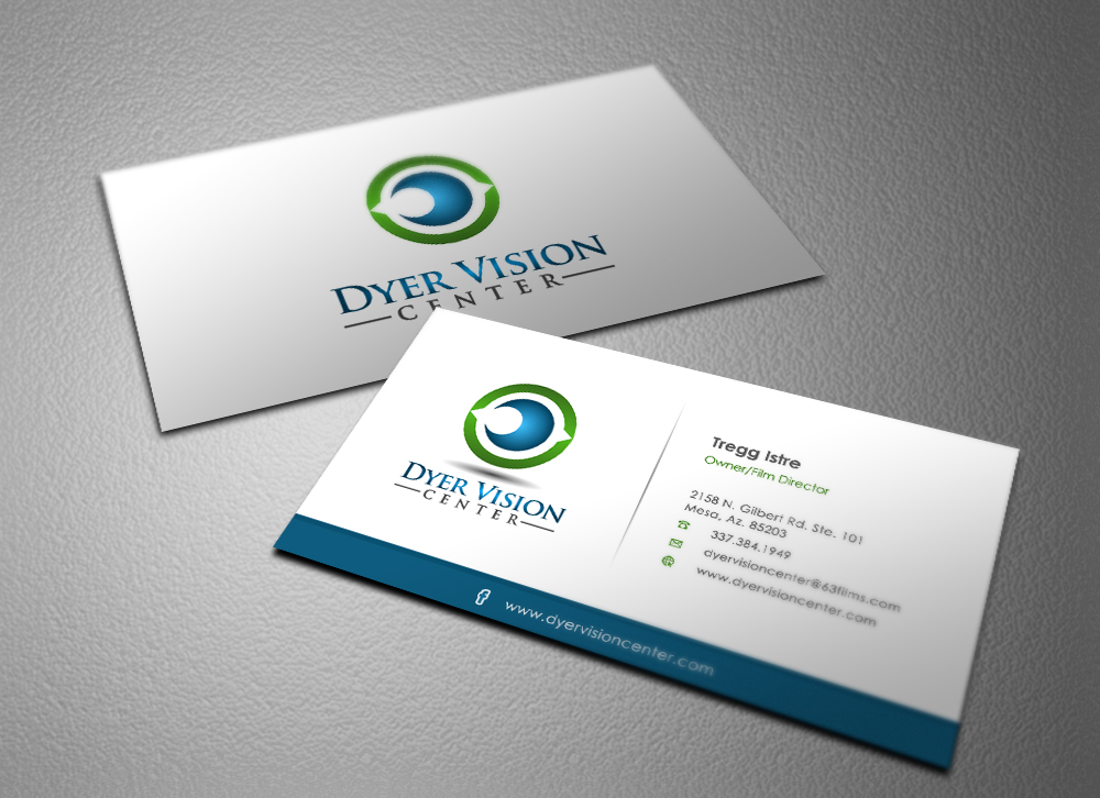 Design de Carte de Visite par Eggo May P pour Dyer Vision Center | Design #3710516