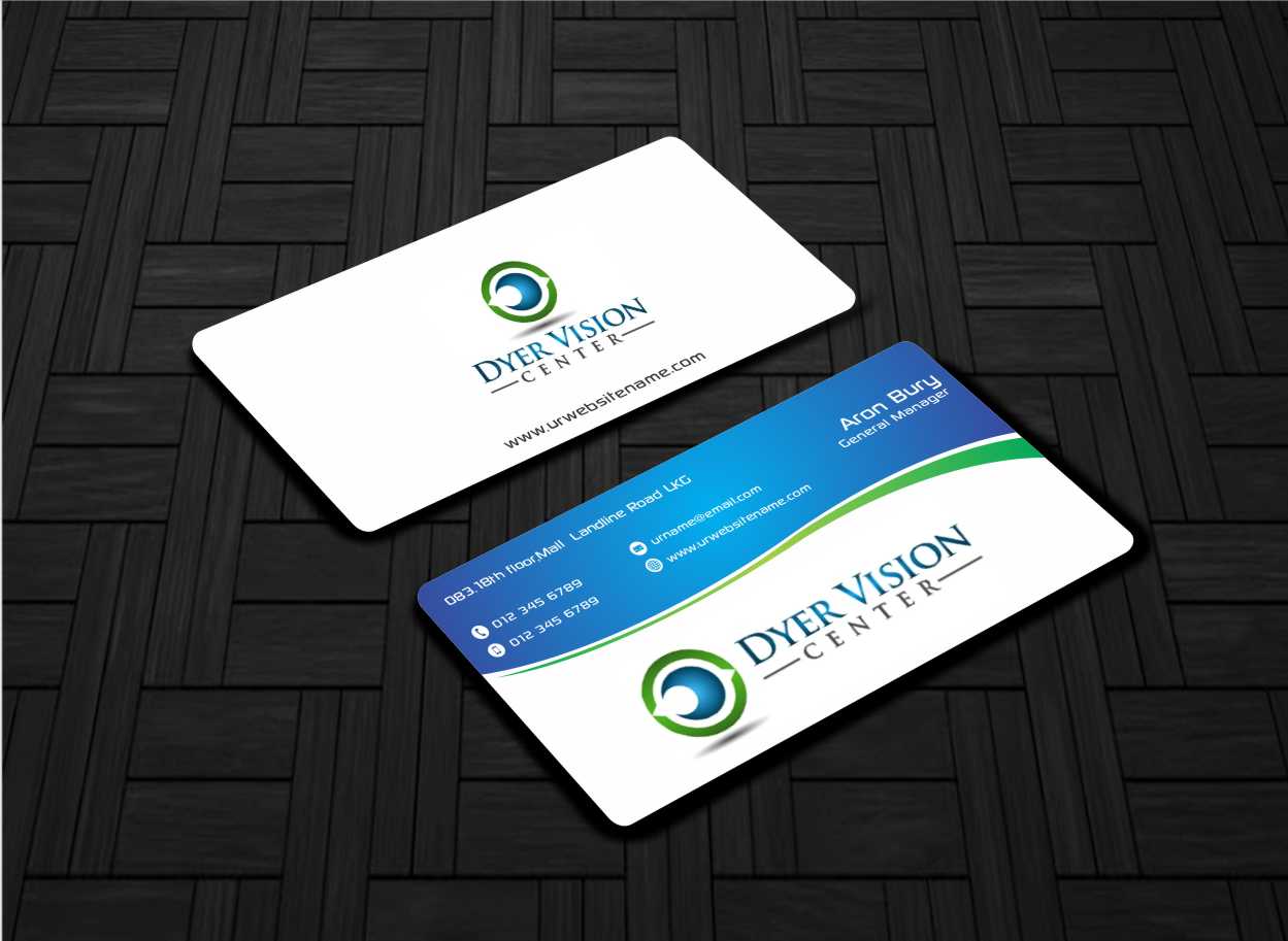 Business Card Design by AwsomeD for Dyer Vision Center | Design #3701133
